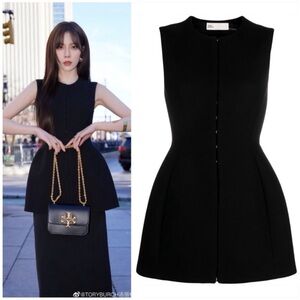 EUC Tory Burch HOOK-AND-EYE TUNIC $1,298 RUNWAY 12